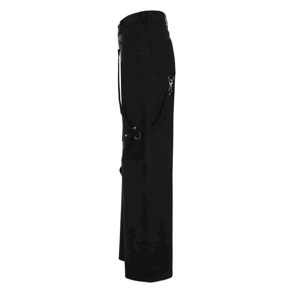 Banned - Cinder Broek rechte pijpen - Zwart